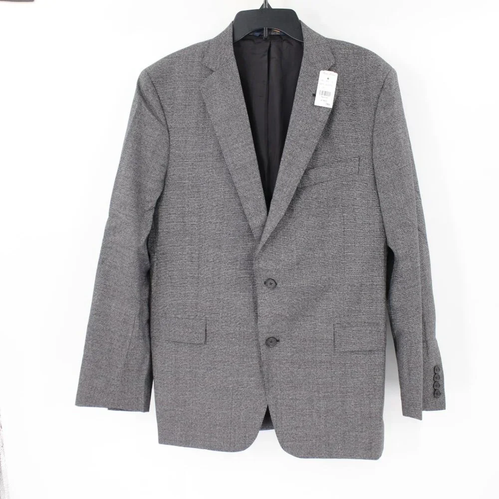 NWT Brooks Brothers Sport Coat Men's 41R Ethomas Regent 2 Button glen Plaid Wool